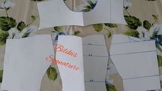 How to draft a Bustier Strapless Tube Top Pattern Detailed [upl. by Roselyn]