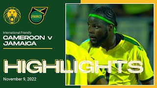 HIGHLIGHTS  Jamaica DRAWS 11 with Cameroon  November 9 2022 [upl. by Faustina578]