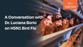 A Conversation with Dr Luciana Borio on H5N1 Bird Flu [upl. by Tehc]