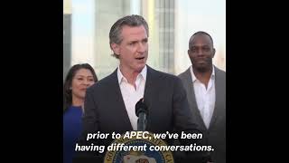 Newsom Admits San Francisco Cleaning Up Ahead Of Fancy Leaders APEC Visit [upl. by Dill40]