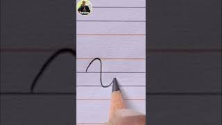 Capital Letter V Writing With Pencil  Shorts  Nirmal Englisham [upl. by Selinda]