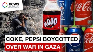 Coke Pepsi boycott over Gaza boosts alternative soda brands [upl. by Koppel]