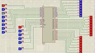 PPI microprocessor 8088 simulation [upl. by Ayidan]