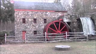 Grist Mill at the Wayside Inn Sudbury MA [upl. by Ziza645]