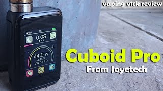 Joyetech Cuboid Pro Review  best touch screen mod [upl. by Osyth734]