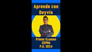 1er Examen CEPRU PO 2024 parte 2  UNSAAC  Álgebra  Aprende con Deyvis [upl. by Mamoun866]