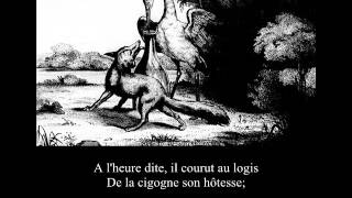 14  Le renard et la cigogne Jean de la Fontaine [upl. by Anattar]