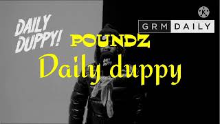 Poundz daily duppy instrumental [upl. by Eicyak]