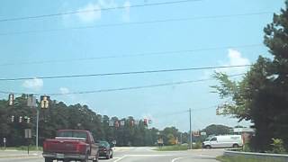 ROUTE 460 EAST FROM PETERSBURG TO NORFOLK VIRGINIA 100 5679 [upl. by Ecertak]