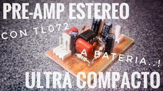 Preamplificador Estéreo Ultra Compacto a Batería  Parte 1  Diagrama [upl. by Anayi]