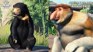 ⭐ Planet Zoo  SouthEast Asia DLC 8 New Animals ⭐ [upl. by Remas]