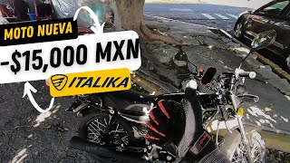 Moto nueva por menos de 15000 MXN Para aplicaciones delivery [upl. by Akselav]