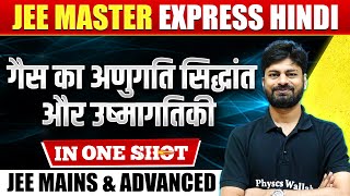 गैस का अणुगति सिद्धांत और उष्मागतिकी in One Shot  All Concepts amp PYQs  JEE Mains amp Advanced [upl. by Ailahs]