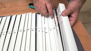 People are cutting up their ugly window blinds for a brilliant new idea [upl. by Yliak]