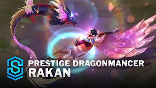 Prestige Dragonmancer Rakan Skin Spotlight  PreRelease  PBE Preview  League of Legends [upl. by Powe]