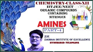 CHEMCLASSXII ORGCOMPCONTAINING NITROGEN amines part 4 [upl. by Lancey820]