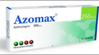 أزوماكس كبسولات مضاد حيوي واسع المجال Azomax Capsules antibiotic [upl. by Cara195]