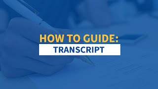 What is a Transcript  How to Access Your Academic Record on myAC [upl. by Auqinimod]