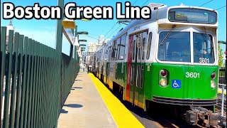 ⁴ᴷ⁶⁰ Exploring Bostons Green Line [upl. by Rawdan]