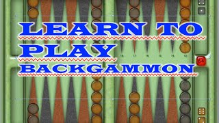 How To Play BACKGAMMON Super Easy LESSON pt 2 [upl. by Brackely]