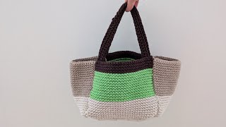 Sac à main au tricot facile à faire [upl. by Ainez584]