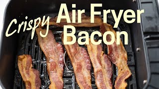 Air Fryer Crispy Bacon [upl. by Meraree]