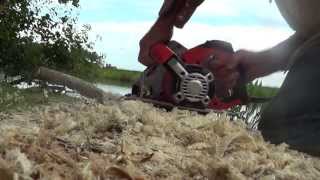 Root grinding with circular saw dangerous Homier Generator 1250A [upl. by Hardman]