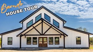 Touring a Gorgeous Barndominium located in South Texas [upl. by Mandal558]