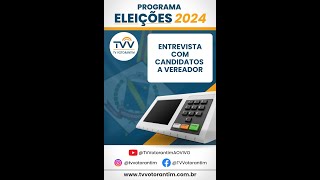 ELEIÇÕES 2024 CANDIDATOS A VEREADOR 11 09 2024 [upl. by Lenahs]