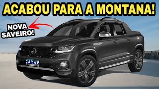 A CAMINHONETE QUE VAI ACABAR COM A MONTANA NOVA VOLKSWAGEN SAVEIRO 2024 NO BRASIL [upl. by Lehplar953]