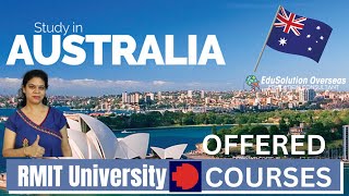 RMIT University Australia  RMIT Offered Course Programs for Oct 2023 Intake  Study in Australia [upl. by Lerat846]