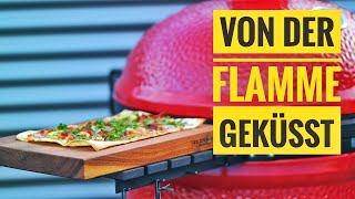 Feigen Flammkuchen mit Rohschinken amp Käse  Grill amp Chill BBQ amp Lifestyle [upl. by Idolla]