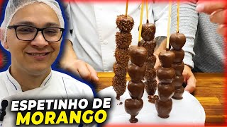 Sobremesa de morango com chocolate muito fácil de fazer e encanta a todos [upl. by Ney]