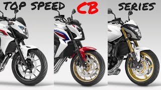 CB500F CB650F CB1000R  Top speed OLD Version [upl. by Ayekal337]