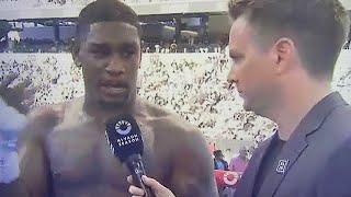 JARED ANDERSON IMMEDIATE REACTION YO GETTING KNOCKED OUT BY MARTIN BAKOLE POST FIGHT INTERVIEW [upl. by Bulley]