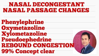 NASAL DECONGESTANT [upl. by Adnawal]