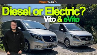 Mercedes Benz Vito amp eVito  Diesel or Electric Van [upl. by Haelem895]