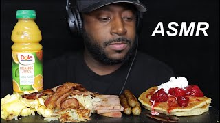 ASMR IHOP BREAKFAST MUKBANG NO TALKING TCASMR [upl. by Hola953]