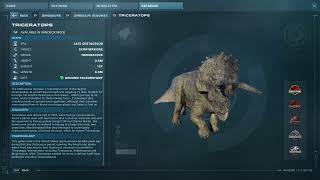 ALL DINOSAURS SOUNDS amp INFORMATION Jurassic World Evolution 2 [upl. by Selia865]