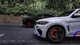 BMW X6M VS BENZ GLE 63S AMG GUNSAI TOUGE  ASSETTO CORSA [upl. by Aunson]