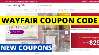 Wayfair Coupon Code 2023  Wayfair Promo Code 2023 [upl. by Amble]