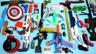 Sniper Rifles and AK47 Guns Archery gun AWM Sight gun captain america shield machine gun water gun [upl. by Keen]