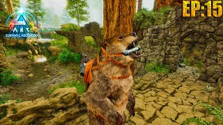 Taming a beast of a Direbear  Ark Survival Ascended EP15 [upl. by Hyozo]