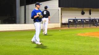 Austin Slover Playing for Vincennes University Blazer Baseball Team [upl. by Filmer]