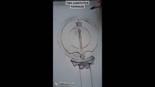 Full Video on my Channellightstick fanmade ideas sketch tws heyhey kpop twslightstick [upl. by Solraced]