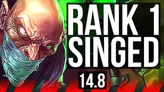 SINGED vs DARIUS TOP  Rank 1 Singed 4115  TR Grandmaster  148 [upl. by Nolyarg]