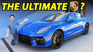 The allnew Porsche Panamera is ridiculous V8 Turbo vs V6 driving REVIEW 2024 [upl. by Forland]