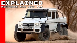 Mercedes G63 AMG 6x6 Explained [upl. by Dirraj792]