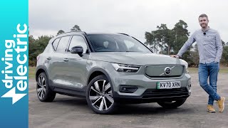 New Volvo XC40 Recharge P8 electric car review – DrivingElectric [upl. by Jewel]