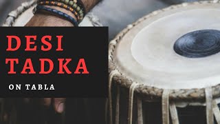 Tabla Desi Theka Groove In 68 Beat By Shaadaab Shakoori For Bhojpuri Song [upl. by Gnoh]